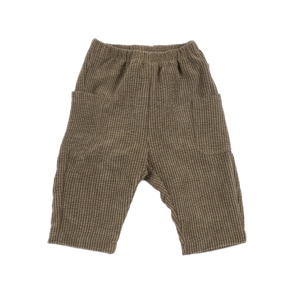 corduroy patch-pockets trousers