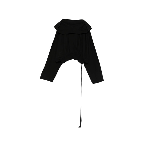 cropped-style hoodie