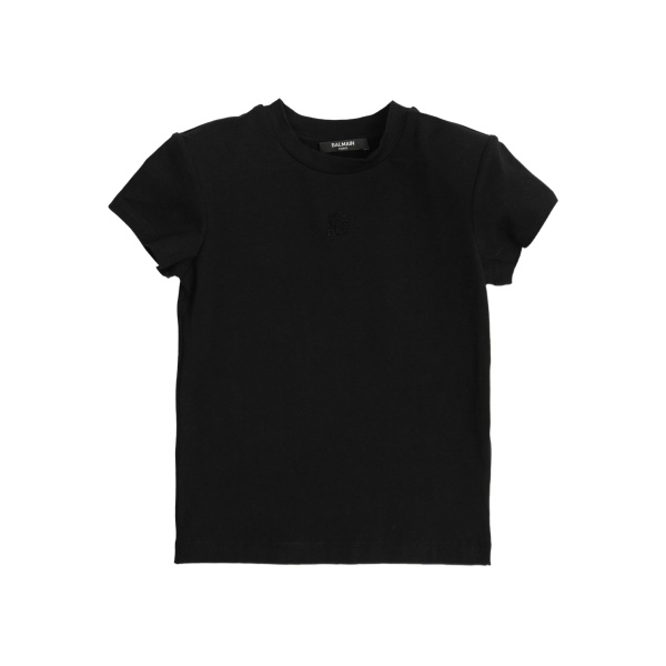 crystal-embellished short-sleeve top