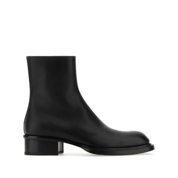 Cuban Stack leather boots