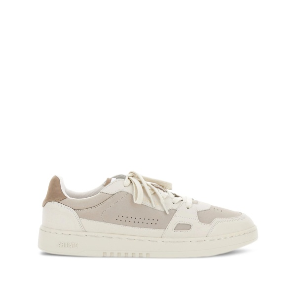Dice Lo perforated suede trainers