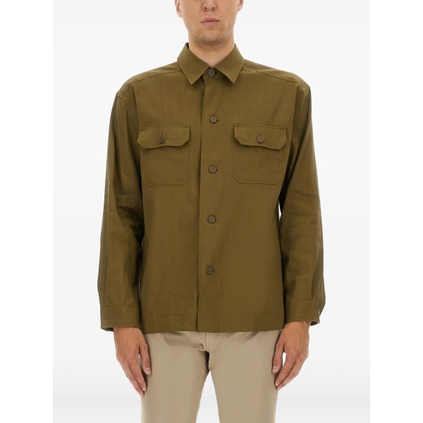 double-pocket shirt