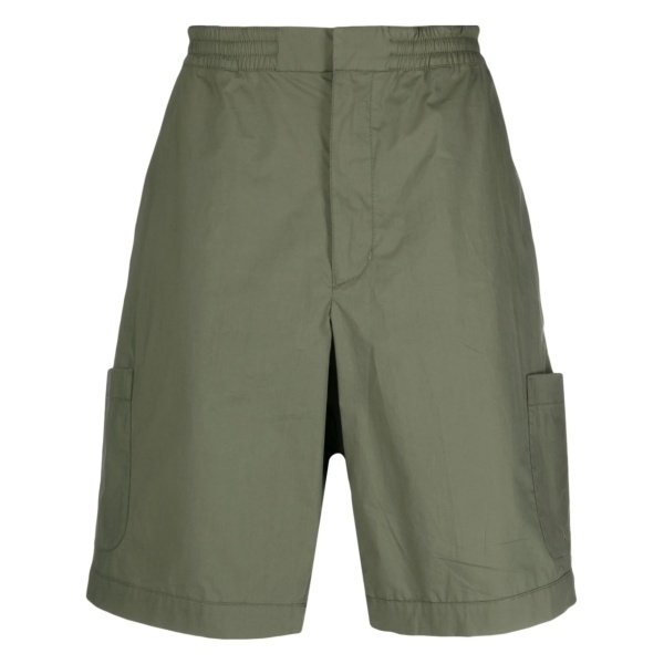 drawstring knee-length shorts