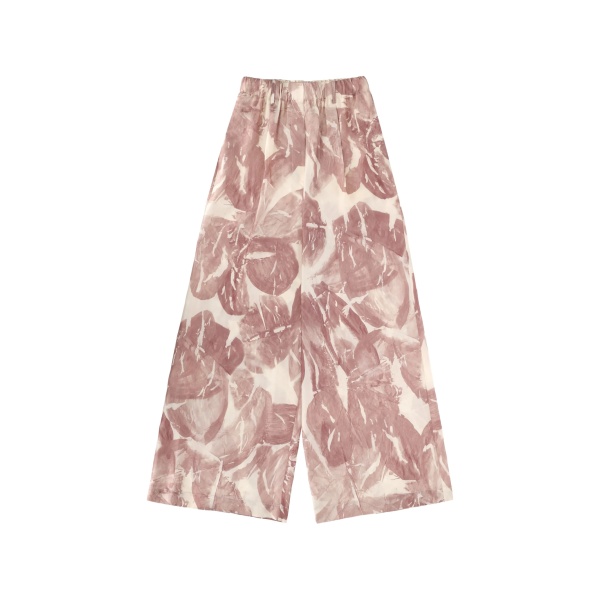 elastic-waistband trousers