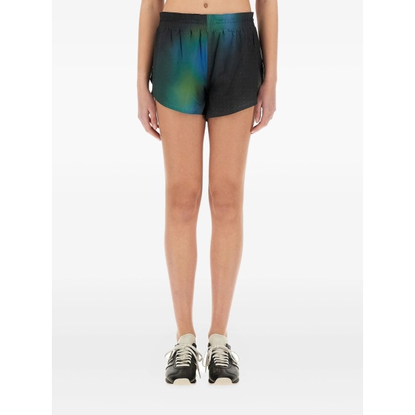 elasticated-waistband shorts
