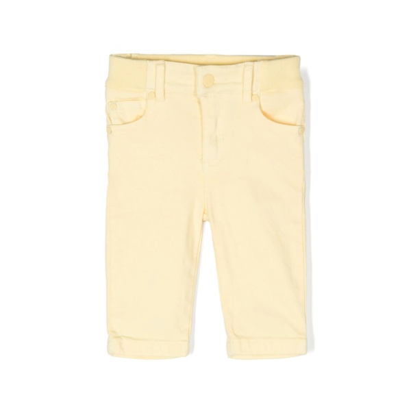 embroidered cotton trousers