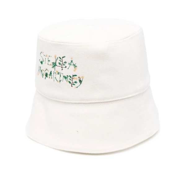embroidered-logo bucket hat