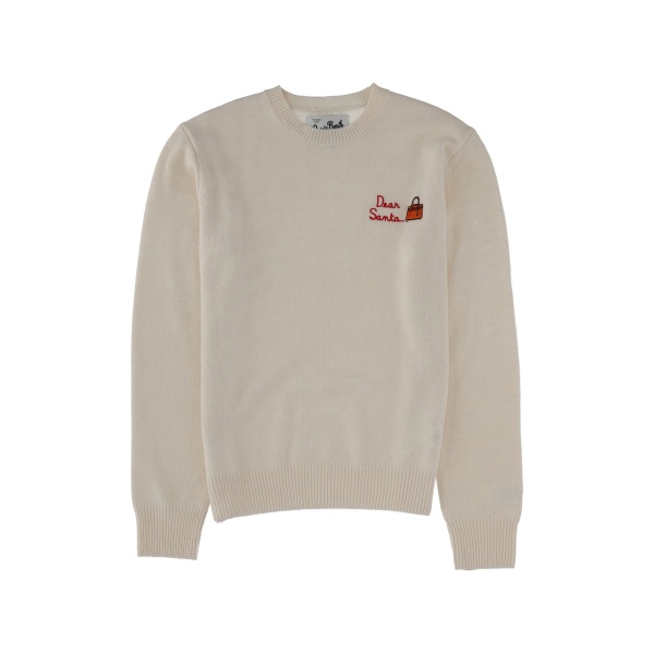 embroidery graphic sweater