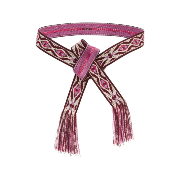 ETKI geometric-pattern belt