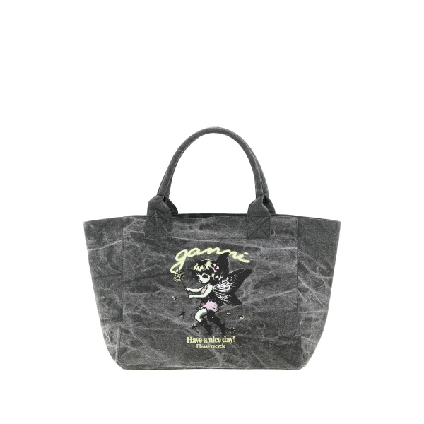 Fairy crystal-embellished tote bag