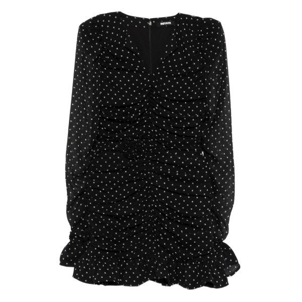 floral-dot mini dress