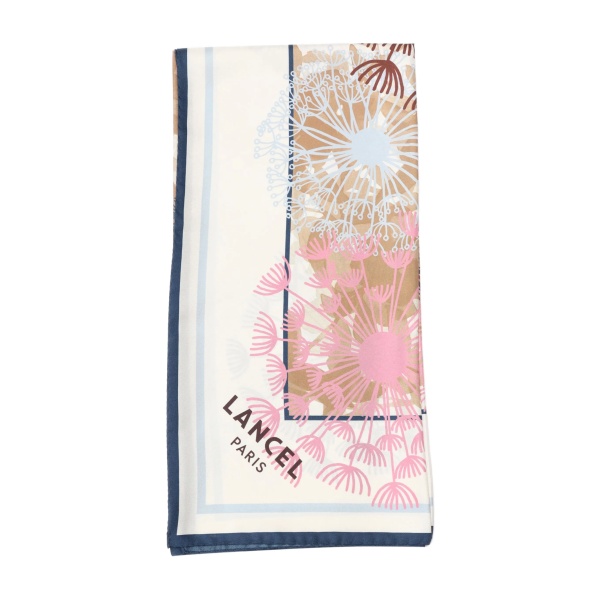 floral-print scarf