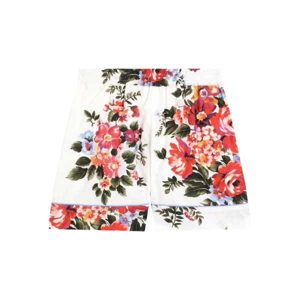 floral-print shorts