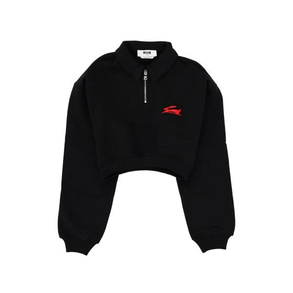 Follow The Rabbit half-zip sweatshirt
