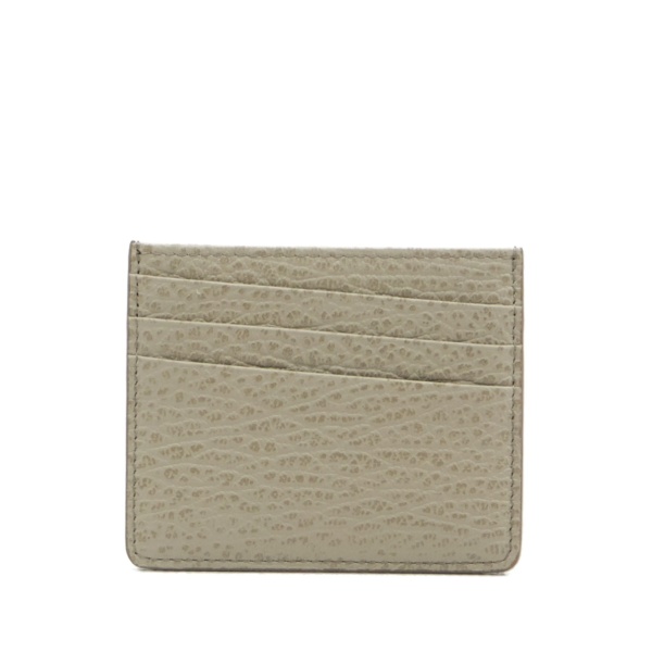 four-stitch leather cardholder