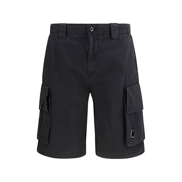 gabardine cargo shorts