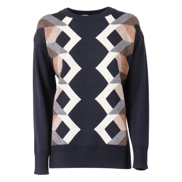 geometric-pattern sweater