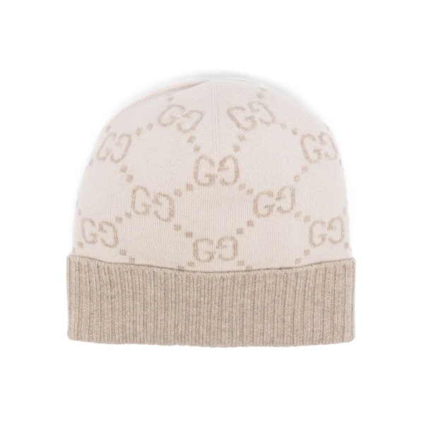 GG-jacquard cashmere beanie