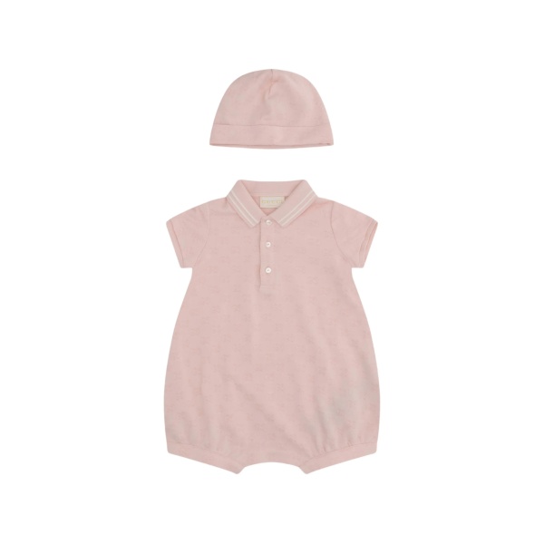 GG-patterned shorties set (set of two)