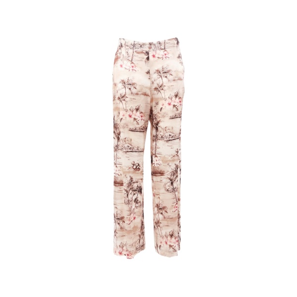 graphic-print palazzo trousers