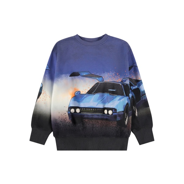 graphic-print sweatshirt