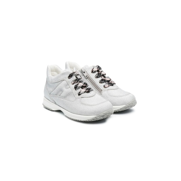 H-embroidered sneakers