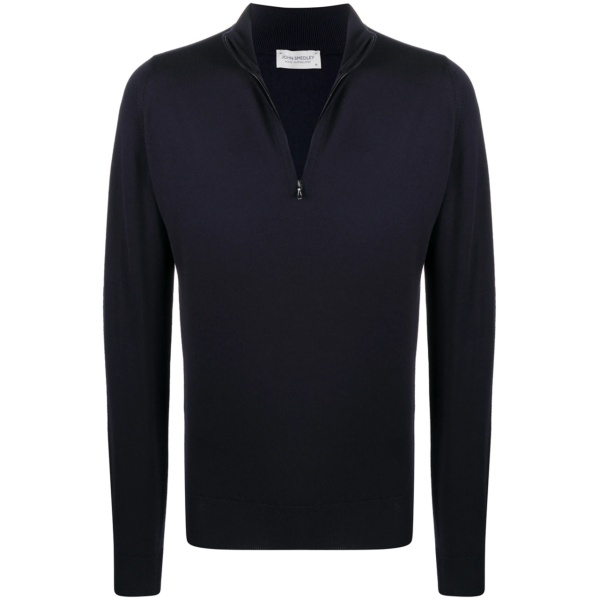half zip knitted jumper