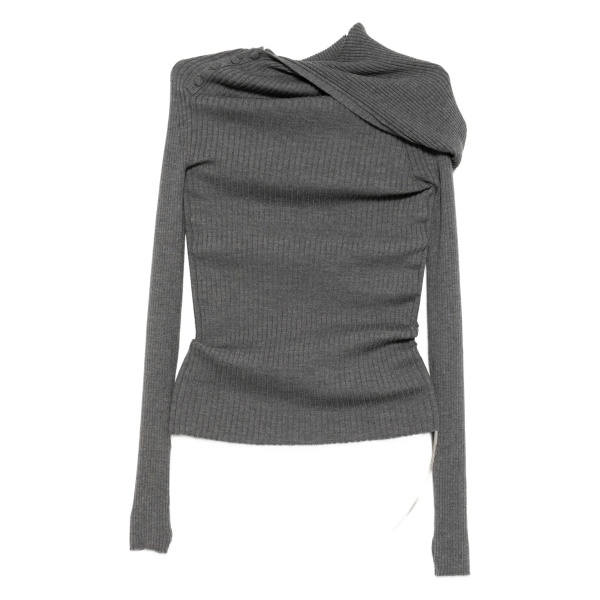 halterneck knit top