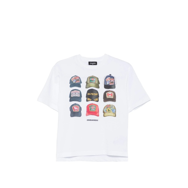 hats-print T-shirt