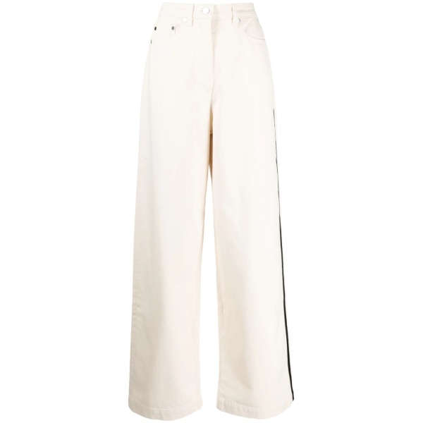 high-rise wide-leg jeans