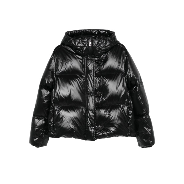 hooded puffer jacket