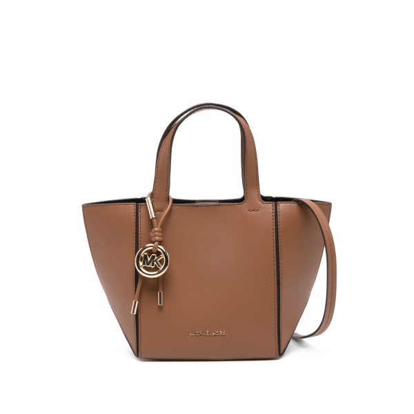 Jordi logo-charm tote bag