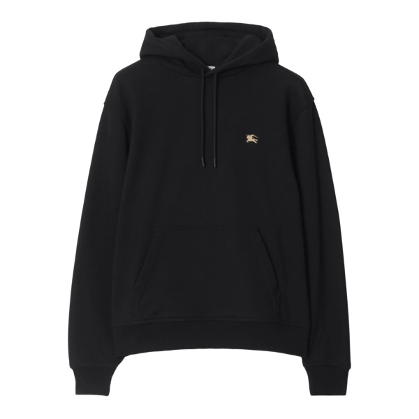 Knight-print cotton hoodie