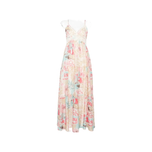 lace floral maxi dress