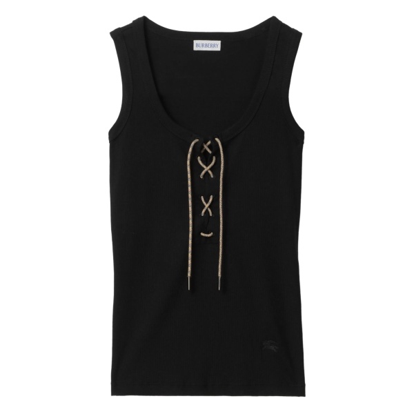 lace-up tank top