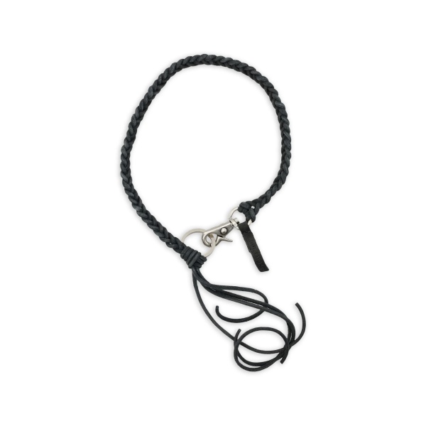 Ladon braided leather key chain