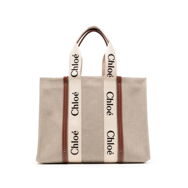 large Woody cotton tote bag