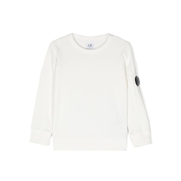 Lens-detail cotton sweatshirt