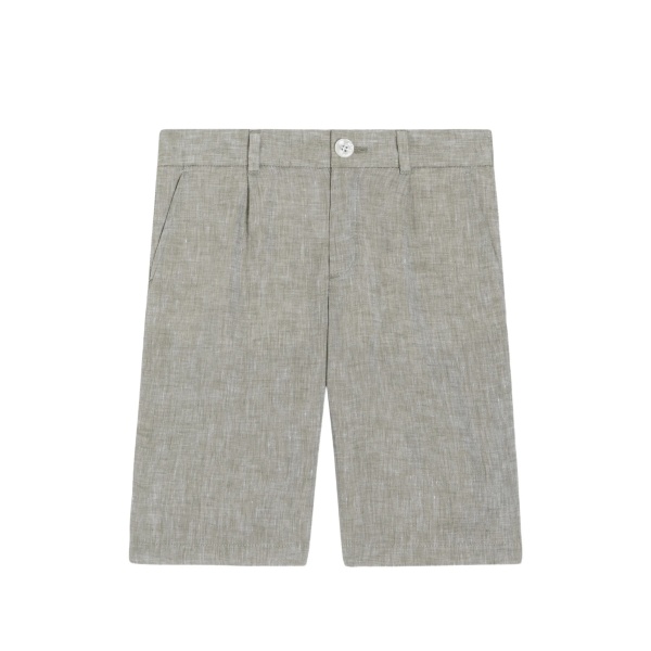 linen bermuda shorts