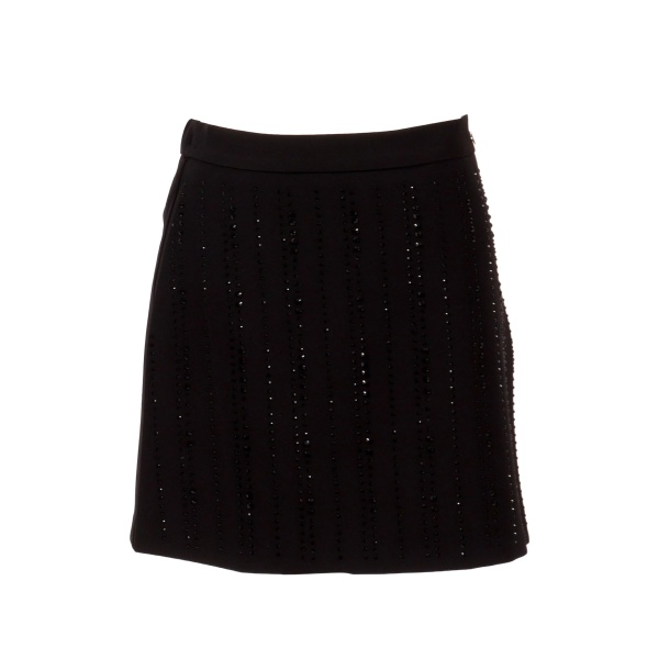 logo-detail embellishment skirt