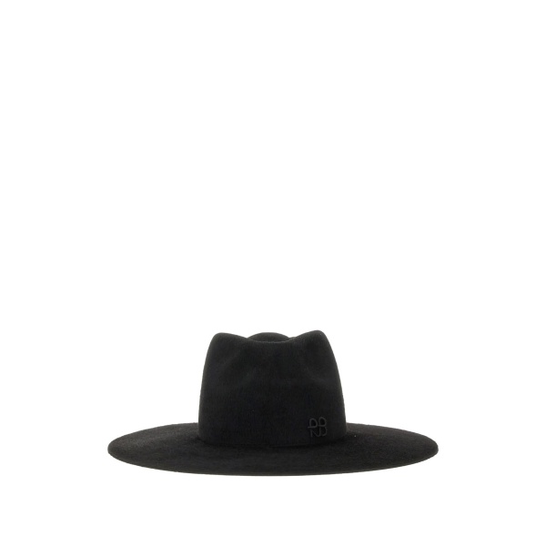 logo-detail felt fedora hat