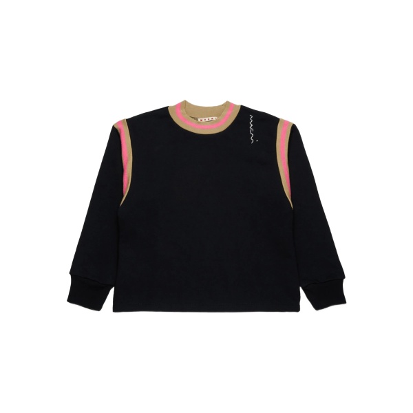 logo-embroidered cotton sweatshirt