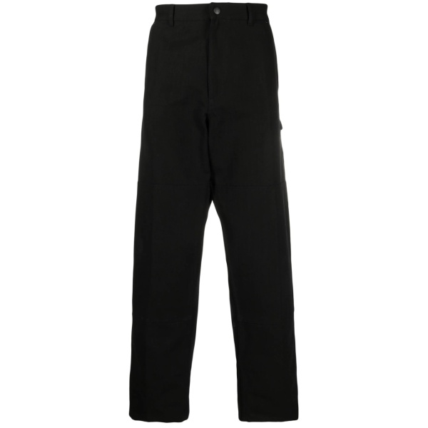 logo-embroidered cotton track pants
