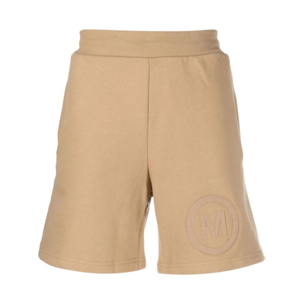 logo-embroidered cotton track shorts