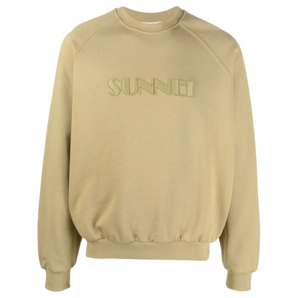 logo-embroidered crew-neck sweatshirt