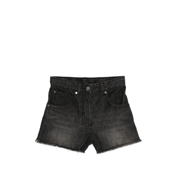 logo-embroidered shorts