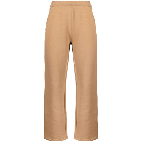 logo-embroidered straight-leg trousers