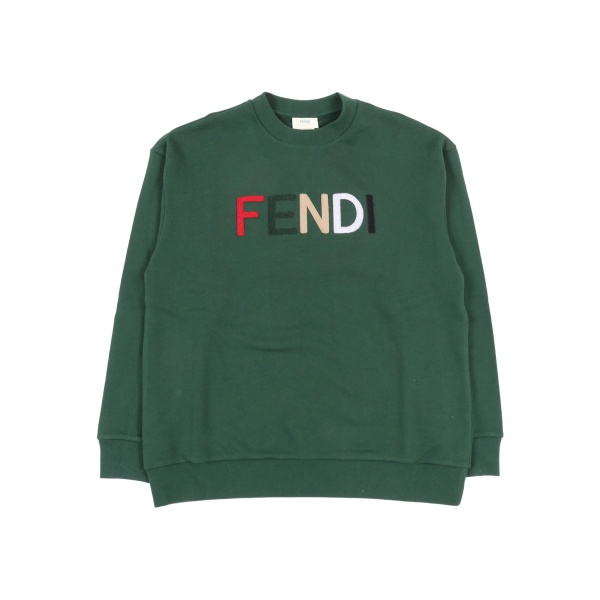 logo-embroidered sweatshirt