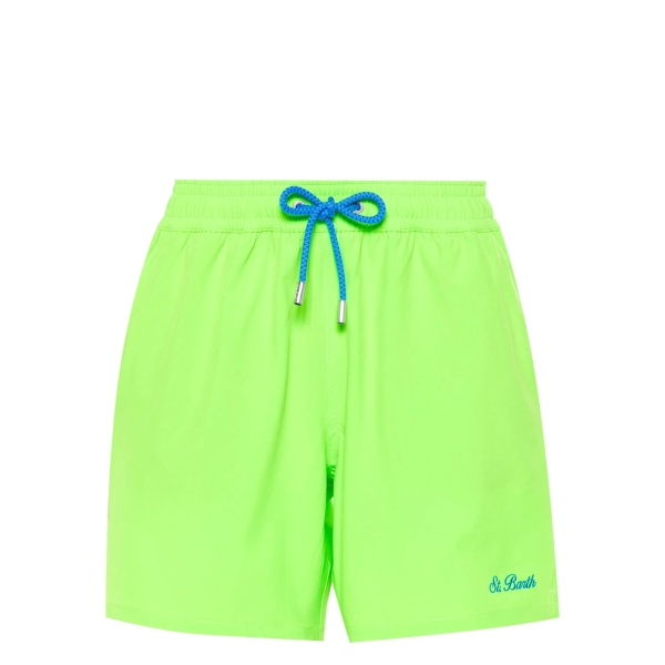 logo-embroidered swim shorts