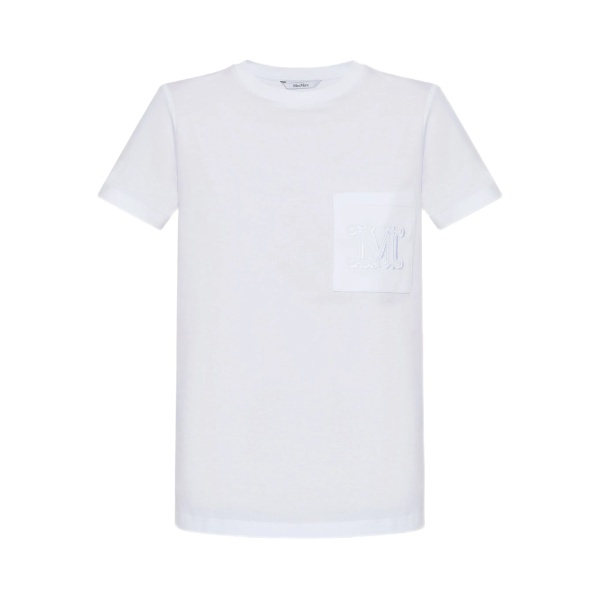 logo-embroidered T-shirt